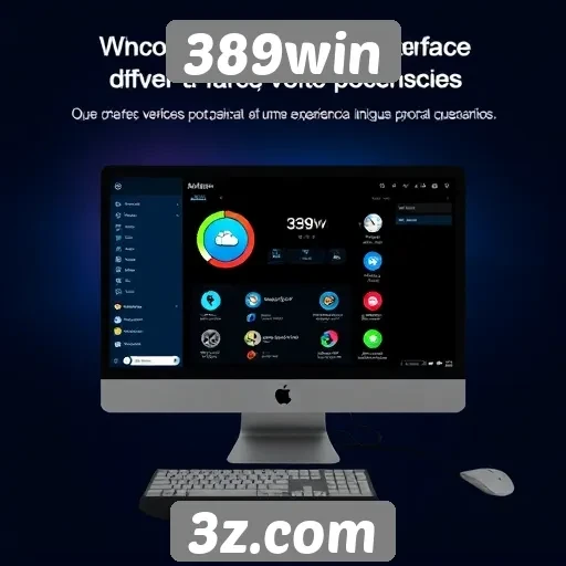 Diferenciais da interface do 389win para usuários
