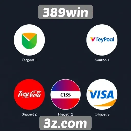 Variedade de métodos de pagamento no 389win